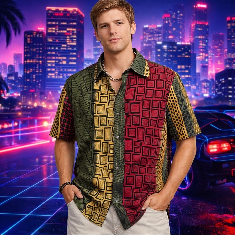 Multi Pattern Shirt